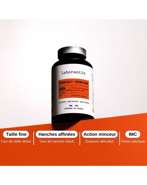 Morosil® -Slimming - Schlankheitskur für Taille und Hüfte 60 Kapseln - 100 ml