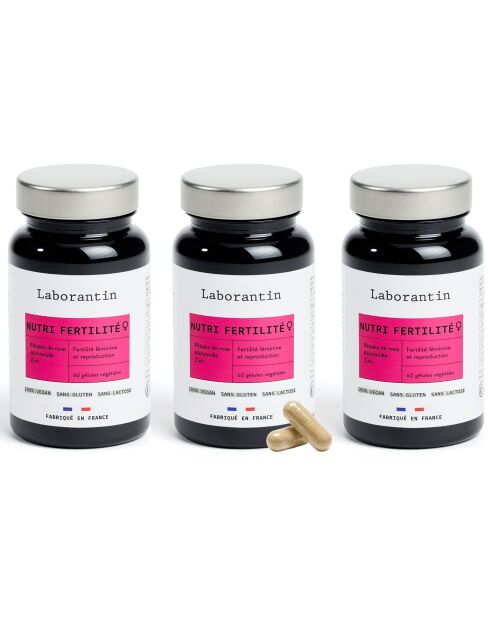 Nutri Fertility - Donna - Cura di 3 mesi 180 capsule - 300 ml