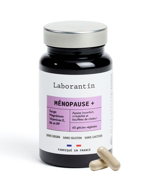 Menopausia + - Cura de la premenopausia y la menopausia 60 cápsulas - 100 ml