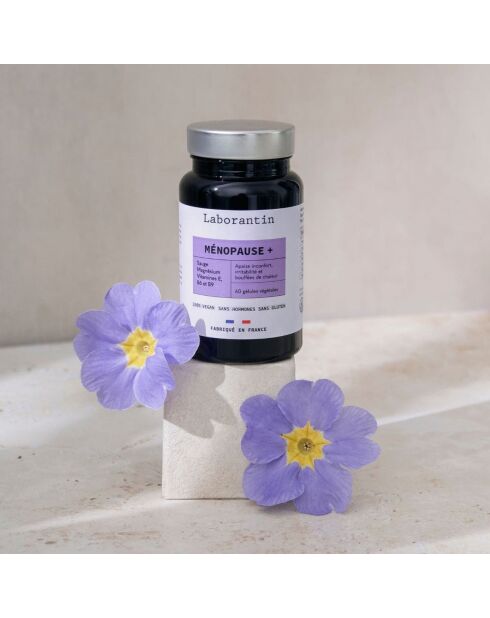 Menopausia + - Cura de la premenopausia y la menopausia 60 cápsulas - 100 ml