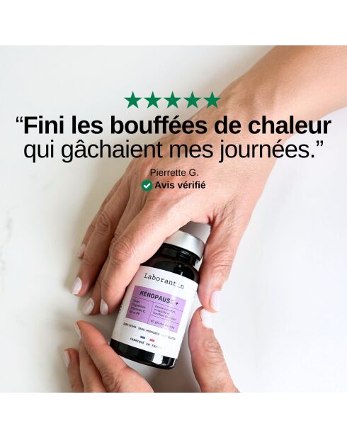 Menopausia + - Cura de la premenopausia y la menopausia 60 cápsulas - 100 ml