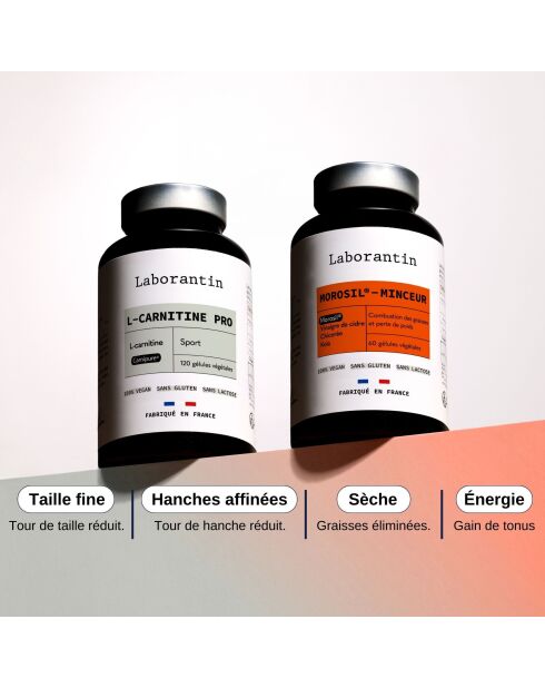 Pack Sèche - Minceur et énergie physique - 100 ml / 200 ml