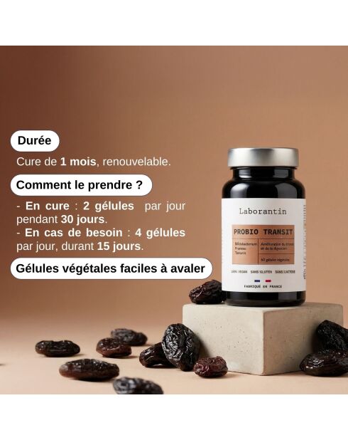 Probio Transit - Cura anti-costipazione 60 capsule - 100 ml