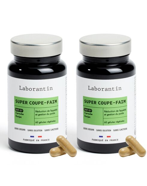 Super Appetite Suppressant - kuur van 2 maanden 120 capsules - 200 ml