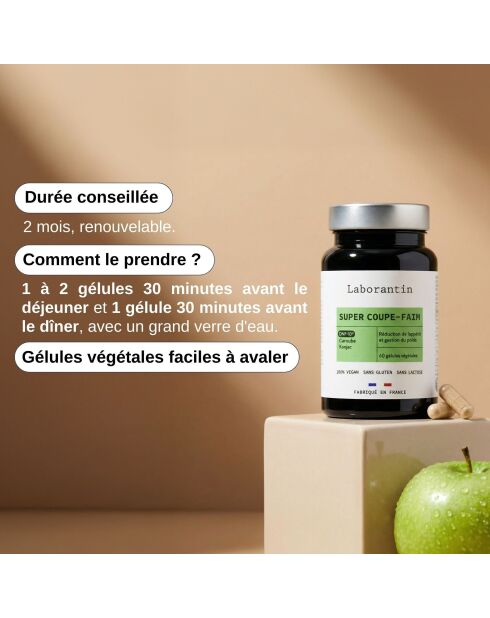 Super Appetite Suppressant - kuur van 2 maanden 120 capsules - 200 ml