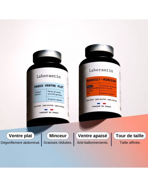 Pacchetto per pancia piatta - Refined Waist - 100 ml/100 ml