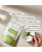Collagène Matcha en poudre - Cure beauté et énergie 24 à 48 doses - 1000 ml