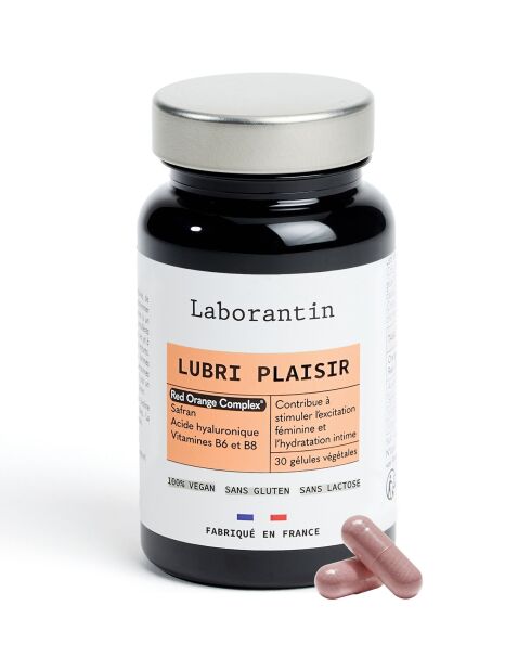 Lubri Plaisir - Cura de lubricación íntima 30 cápsulas - 100 ml