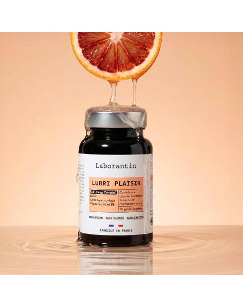 Lubri Plaisir - Cura de lubricación íntima 30 cápsulas - 100 ml