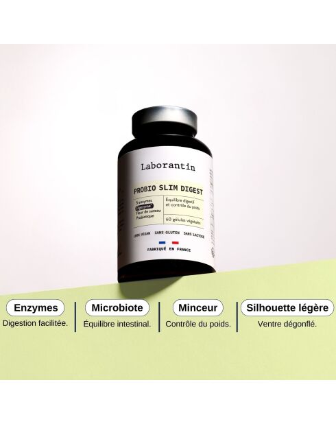 Probio Slim Digest - Cura la digestione e la perdita di peso 60 capsule - 100 ml