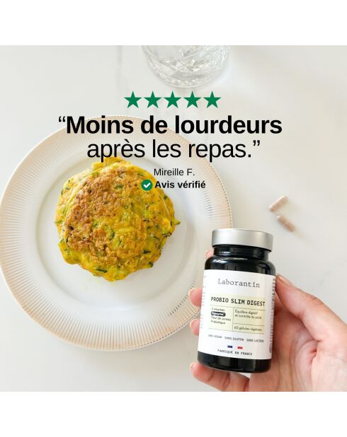 Probio Slim Digest - Cura la digestione e la perdita di peso 60 capsule - 100 ml