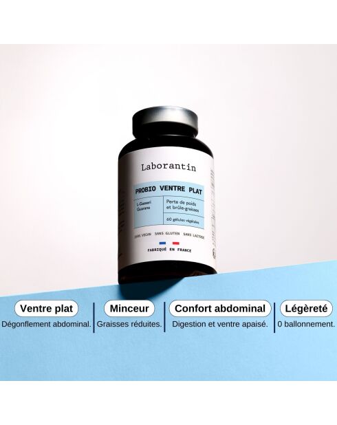 Probio Flat Belly - Cura dimagrante e digestiva 60 capsule - 100 ml