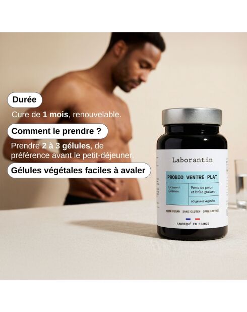 Probio Flat Belly - Cura dimagrante e digestiva 60 capsule - 100 ml