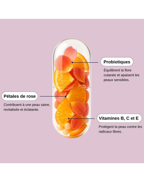 Probio Belle Peau - Cura della pelle pulita 60 capsule - 100 ml