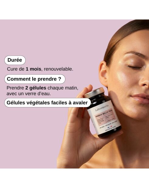 Probio Belle Peau - Cura della pelle pulita 60 capsule - 100 ml