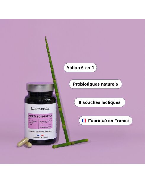 Probio Postpartum - Cura per il recupero postpartum 60 capsule - 100 ml