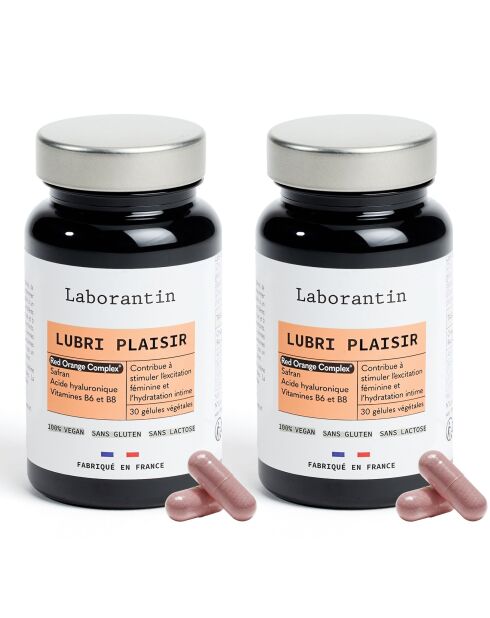 Lubri Plaisir - Tratamiento de 2 meses 60 cápsulas - 200 ml