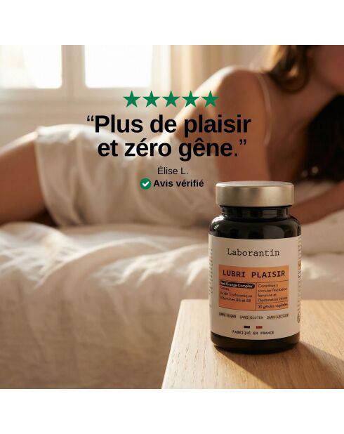 Lubri Plaisir - Tratamiento de 2 meses 60 cápsulas - 200 ml