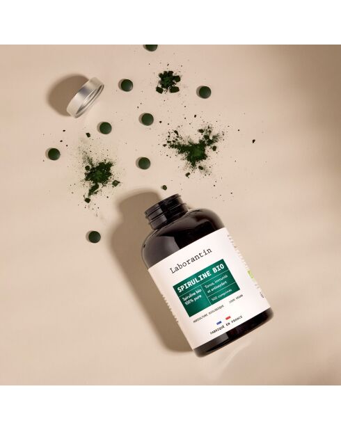 Biologische spirulina - Toon- en energiekuur 500 tabletten - 500 ml