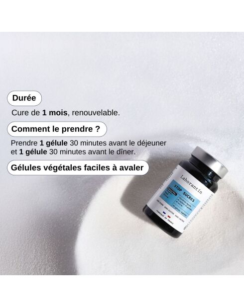 Stop Sugars - Cura la glucemia 60 cápsulas - 100 ml
