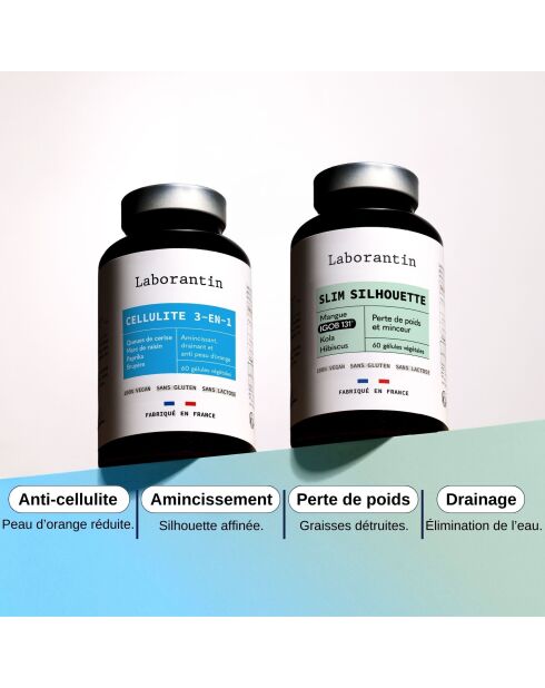 Celluslim Pack - Anti-Cellulite und Abnehmen - 100 ml/100 ml