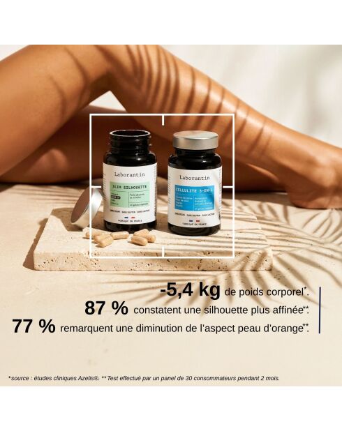 Celluslim Pack - Anti-Cellulite und Abnehmen - 100 ml/100 ml