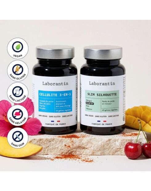 Celluslim Pack - Anti-Cellulite und Abnehmen - 100 ml/100 ml