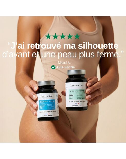 Celluslim Pack - Anti-Cellulite und Abnehmen - 100 ml/100 ml
