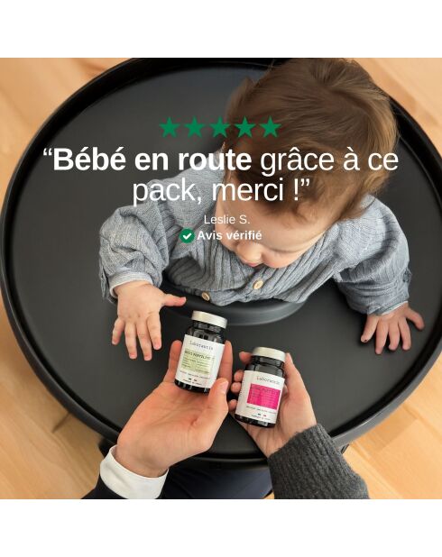 Pack Bébé Boost - Fertilité en couple - 100 ml / 100 ml