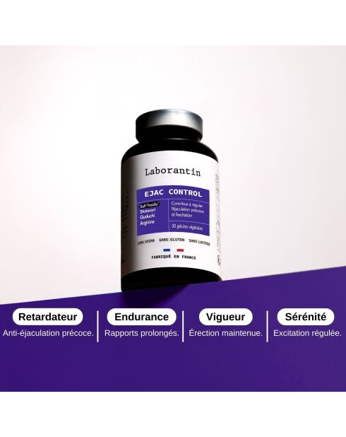 Controllo dell'eiaculazione - Cura ritardante dell'eiaculazione 30 capsule - 100 ml