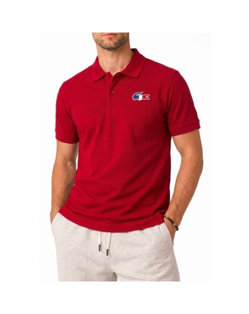 Polo MC rossa in cotone