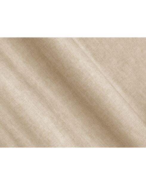 Ausziehbares Samtsofa mit 4-Sitzer-Stauraum hellbeige - 250x100x84 cm