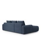 Wandelbares rechtes Ecksofa mit 3-Sitzer-Stauraum dunkelblau - 275x142x84 cm