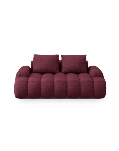 Burgunderfarbenes 2-Sitzer-Sofa - 175x100x84 cm