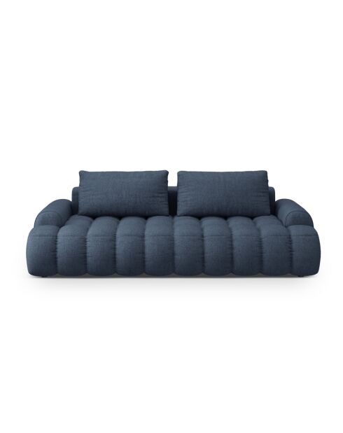Dunkelblaues Schlafsofa mit 4-Sitzer-Stauraum - 250x100x84 cm