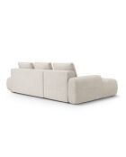 Wandelbares rechtes Ecksofa mit Stauraum 3 Sitze beige - 275x142x84 cm