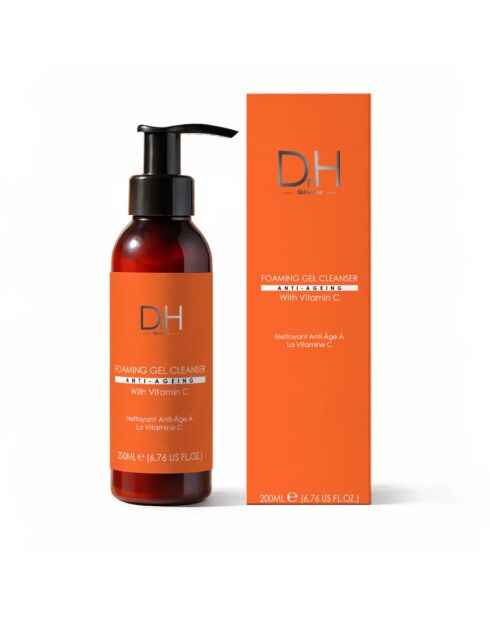 Gel nettoyant moussant DRH à la vitamine C - 200 ml