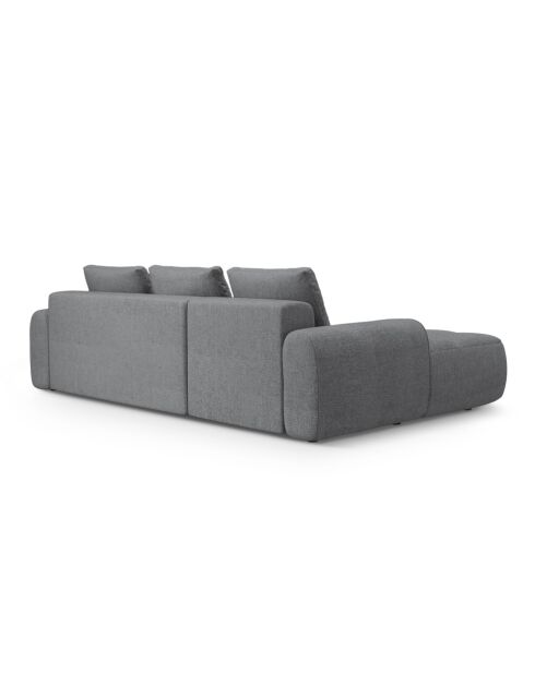 Umbaubares rechtes Ecksofa mit Stauraum 3 Sitze grau - 275x142x84 cm