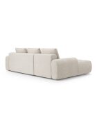 Omvormbare linkerhoekbank met opbergbox 3 zitplaatsen beige - 275x142x84 cm