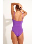 Costume da bagno intero viola Datea Yocoa