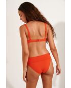 Saskia D Majorq top van mandarijn van jersey