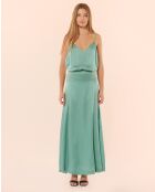 Opal Swan lange jurk