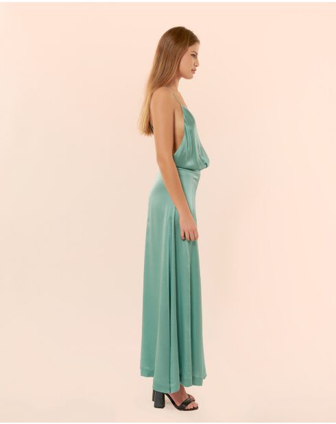 Opal Swan lange jurk