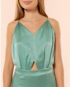 Opal Swan lange jurk