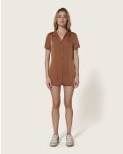 Bruine jumpsuit Rita