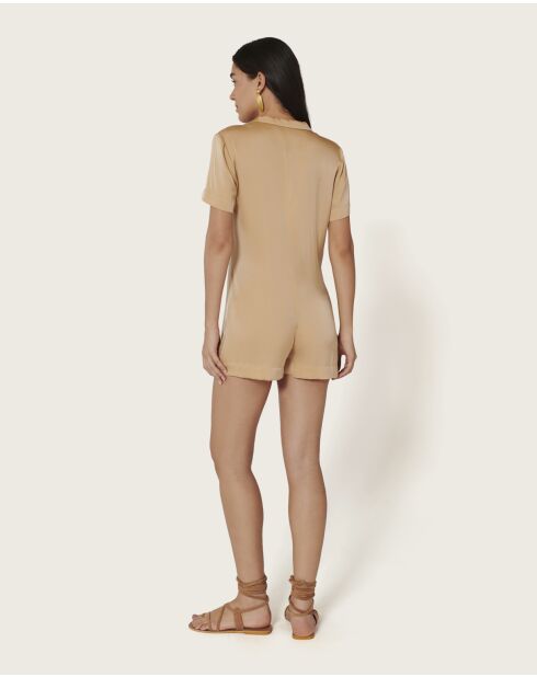 Combi short Rita champagne rose