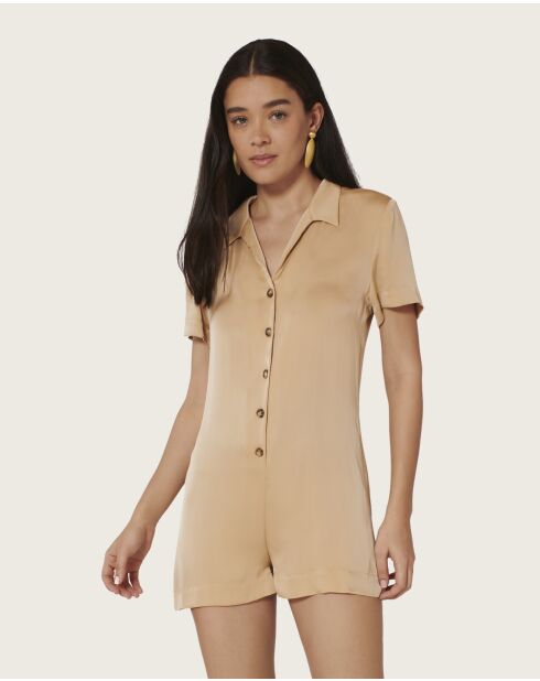 Combi short Rita champagne rose