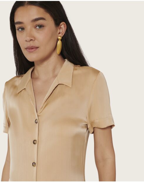 Combi short Rita champagne rose