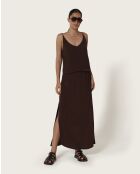 Maeva choco lange jurk