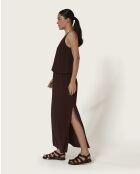 Maeva choco lange jurk